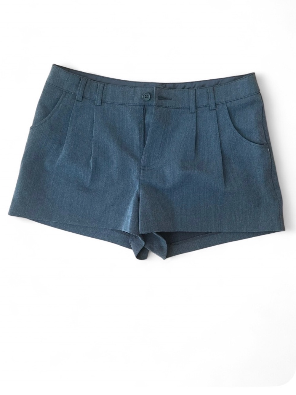 H&M Divided Tailored Grey Buttoned Shorts 6 Medium